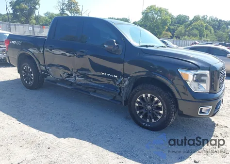 2019 Nissan Titan Pro-4X из США, поврежденный, VIN 1N6AA1E54KN522872